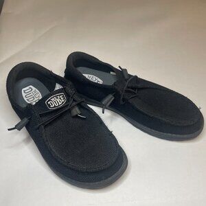 Hey Dude Women's Wendy Funk Mono Black Slip-On Shoes Size 9 Casual Comfort